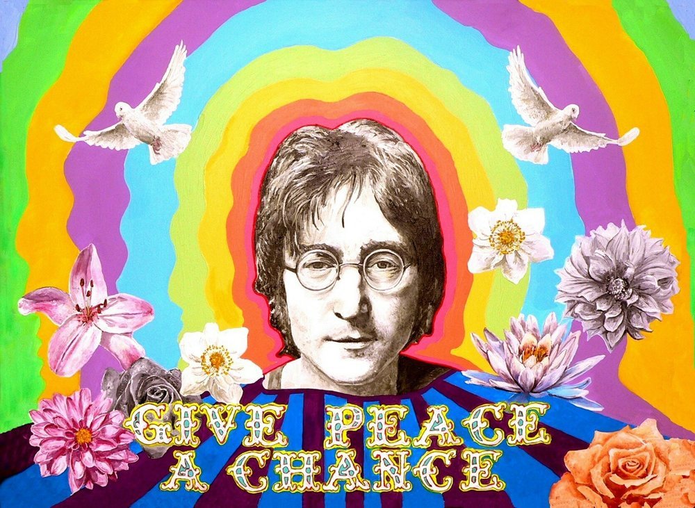 The Beatles und Lennon: Musik für den Frieden